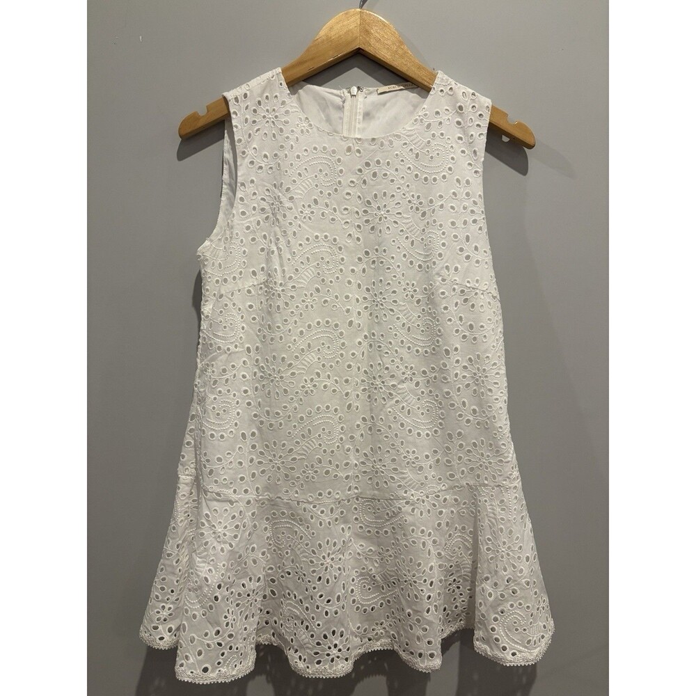 Kobi Halperin Leora White Eyelet Mini Dress Size XS NWOT - Picture 6 of 11